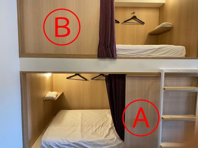 Standard Shared Dormitory, Men only, Non Smoking