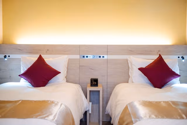 Deluxe Room, 2 Twin Beds, Accessible, Refrigerator