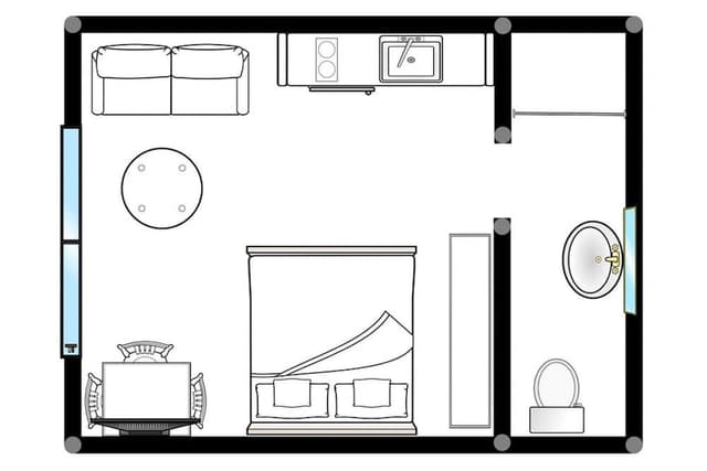 Executive Studio Suite, 1 King Bed with Sofa bed