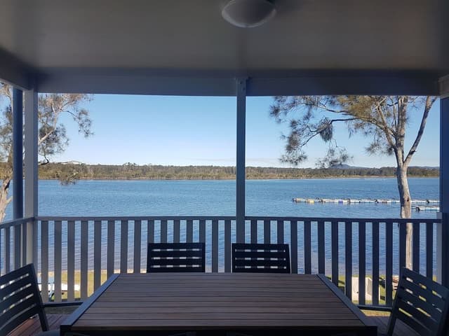 Deluxe Two Bedroom Riverfront Cabin