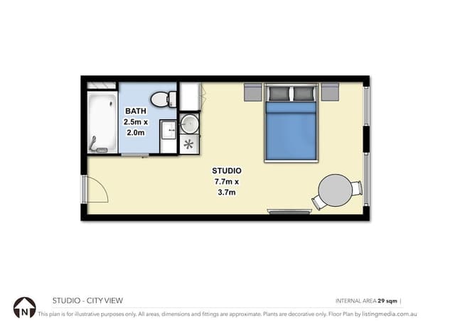 Studio City View Suite Queen