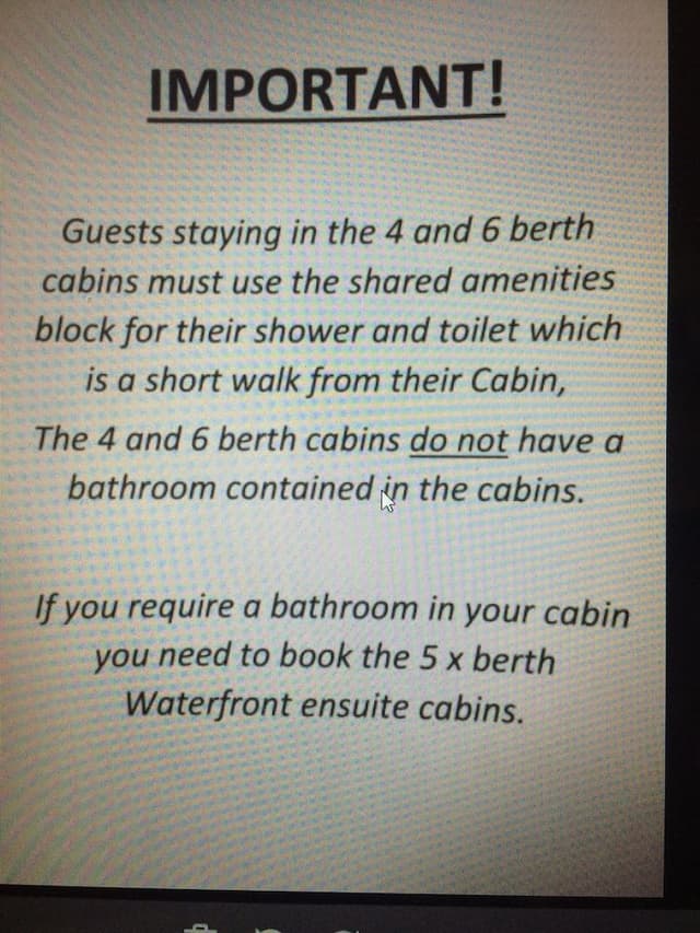 6-berth Cabin (Shared Bathroom)