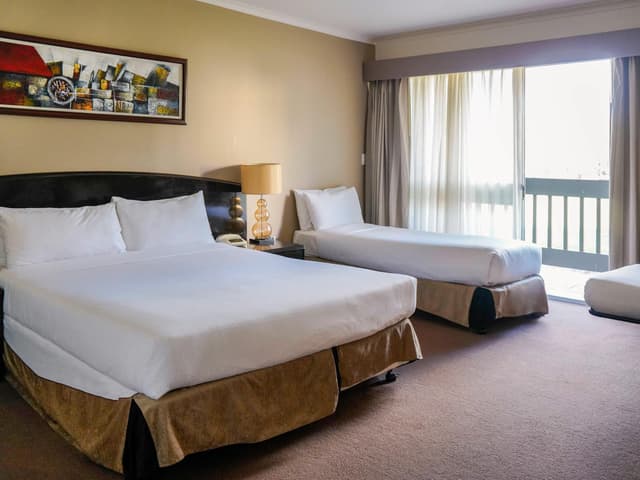 Family Room with 1 Queen bed and 1 single bed