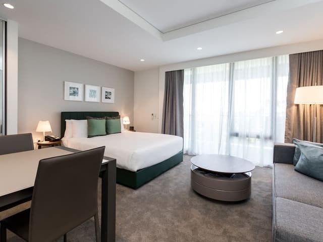 Studio Suite, Balcony (Airport Facing)