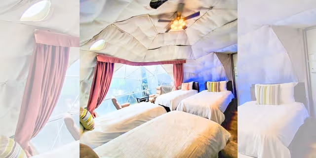Glamping (with open-air bath)