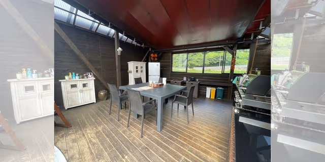 Glamping (with open-air bath)