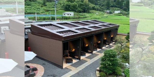 (102-106) Onsen Ryokan Glamping with Open-air bath and Tent Sauna