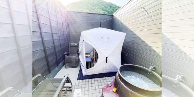(102-106) Onsen Ryokan Glamping with Open-air bath and Tent Sauna