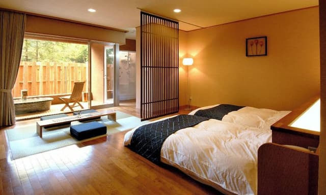 Japanese Western-Style Room with Open-Air Bathroom, Non Smoking
