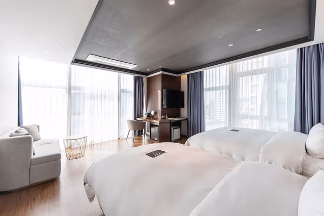 Spa Twin Room - Breakfast Included,Unlimted Starbucks Coffee Bean,OTT Available,15PM CI / 13PM CO