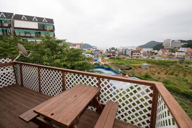 Room, Ocean View (#203, Barbecue Grill, Pilgrim Wing)