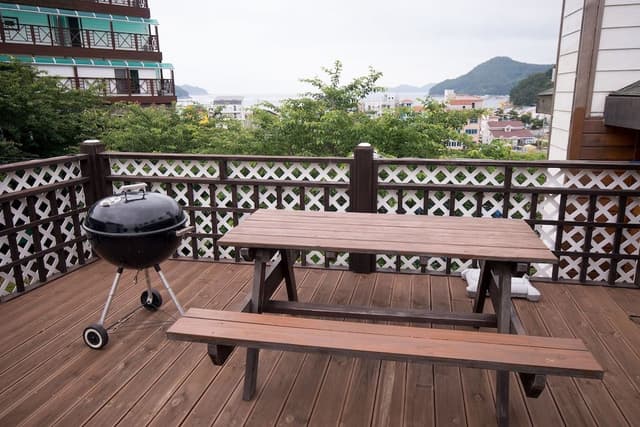 Room, Ocean View (#203, Barbecue Grill, Pilgrim Wing)