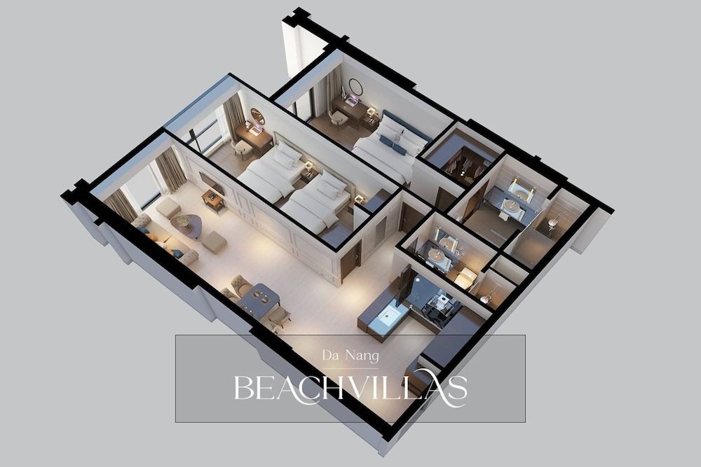 Modern 2 Br Apartment at 4points Opposite Beach0
