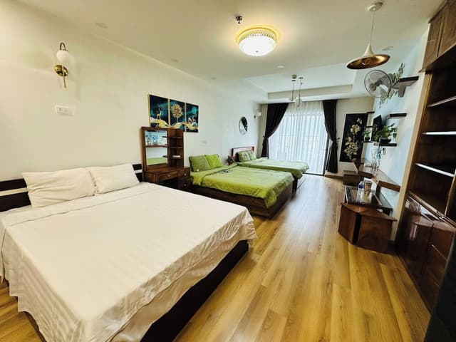 Family Studio Suite, Multiple Beds, Balcony, Sea Facing