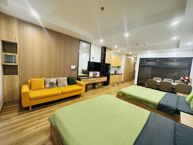 Family Studio Suite, Multiple Beds, Balcony, Sea Facing