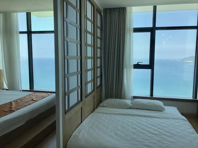 Superior Apartment, 2 Queen Beds, Sea View