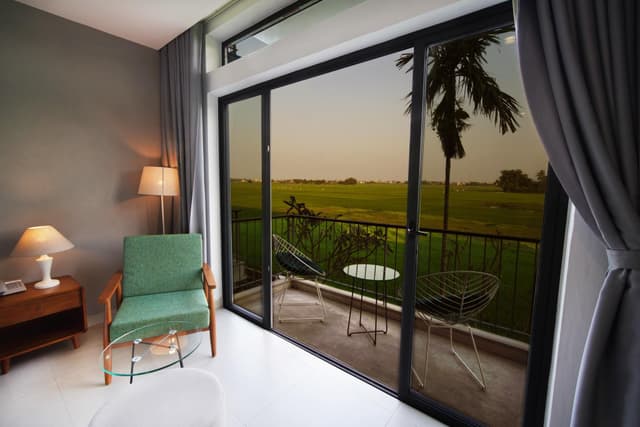 Deluxe Double or Twin Room Rice field View with Balcony