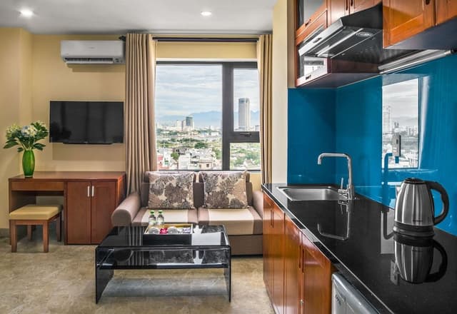 Deluxe Apartment, 1 Bedroom, Kitchen