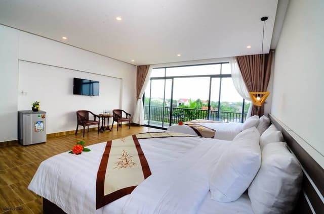 Family Quadruple Room, Balcony, Garden View