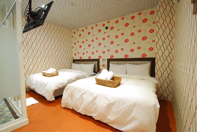 Family Room, 2 Double Beds