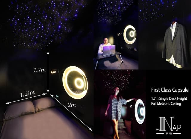 First Class Sleeping Pod, Mixed