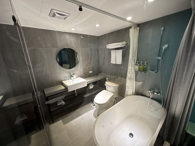 Executive Double Room, Bathtub, City View