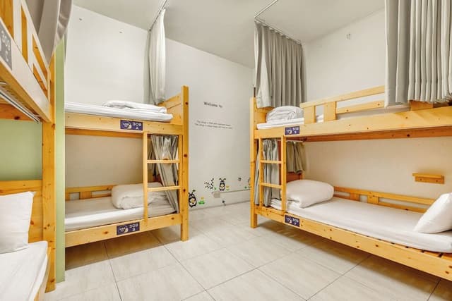 Bed in 4-Bed Male Dormitory Room