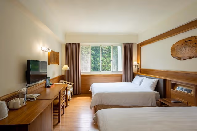 Comfort Quadruple Room, 2 Double Beds, Mountain View