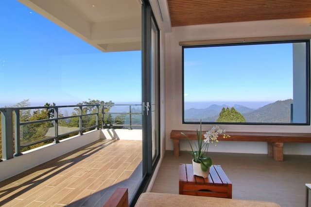 Modern style building- Deluxe Quadruple Room, 2 Queen Beds, Balcony