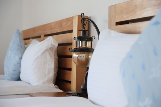 Modern style building- Deluxe Quadruple Room, 2 Queen Beds, Balcony