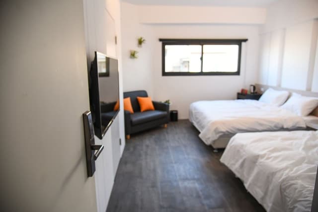 Standard Quadruple Room, 2 Queen Beds, Non Smoking, City View