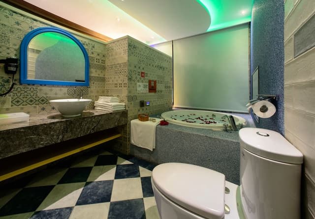 Medi terranean themed Quad Room