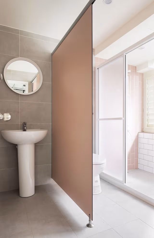 Single Bed in Dormitory with bathroom indoor