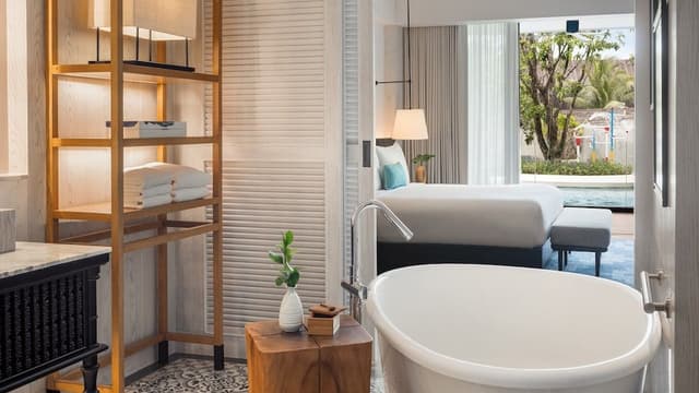 Room, 1 King Bed, Pool Access, Resort View (Essential)