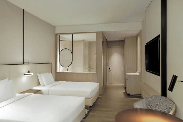 Deluxe Room, 2 Double Beds, Garden View