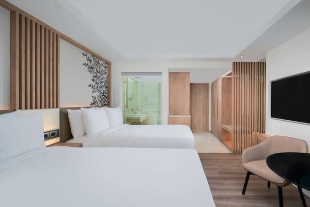 Superior Room, 2 Double Beds, City View