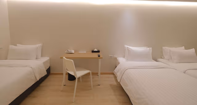 3 Single Beds, Non-Smoking, Standard Room, Safety Box, Air-Conditioned, Kettle, Shower