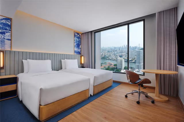 TWIN DELUXE ROOM RIVER VIEW