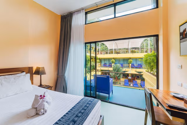 Deluxe Double Room with Pool View