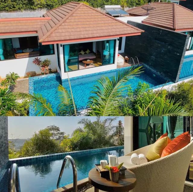 One Bedroom Villa with Private Pool - Full Sea View