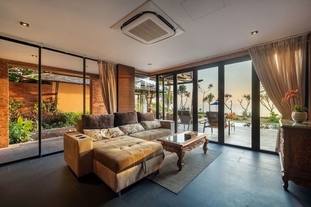 Beachfront Jacuzzi Pool Villa Two Bedroom Duplex with Lounge