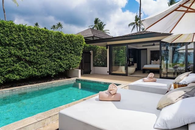Villa, 2 Bedrooms, Beachfront (Ultimate, Pool)