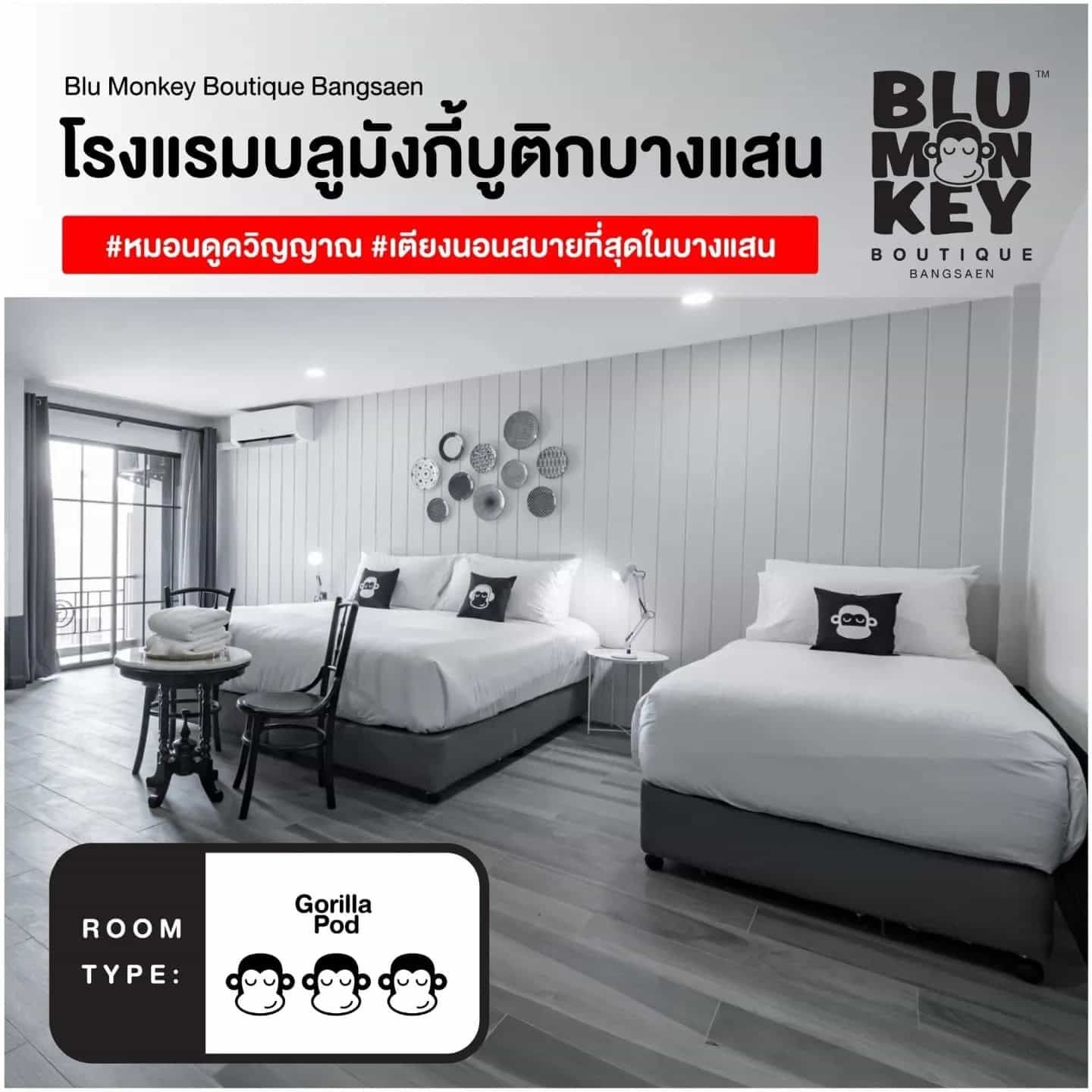 บลูมังกี้ บูทิก บางแสน (Blu Monkey Boutique Bangsaen)1