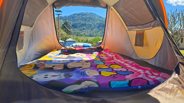 Tent with Shared Bathroom