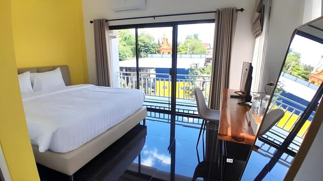 Basic Single Room, 1 Bedroom, Balcony, City View