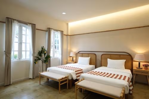 Twin Room with Pool View