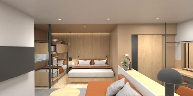 Deluxe Quadruple Room, Multiple Beds, Non Smoking, City View