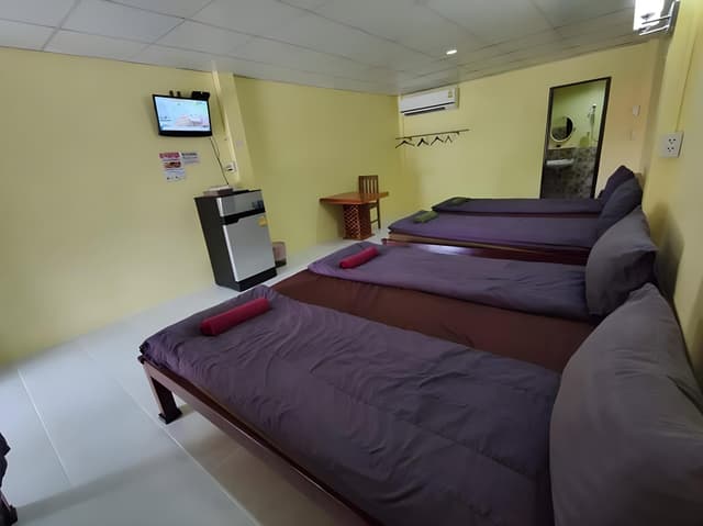 Family Room - 2 Double Beds and Single Beds