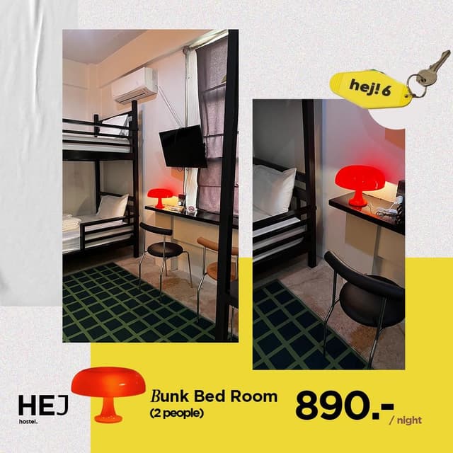 bunk bed private bathroom