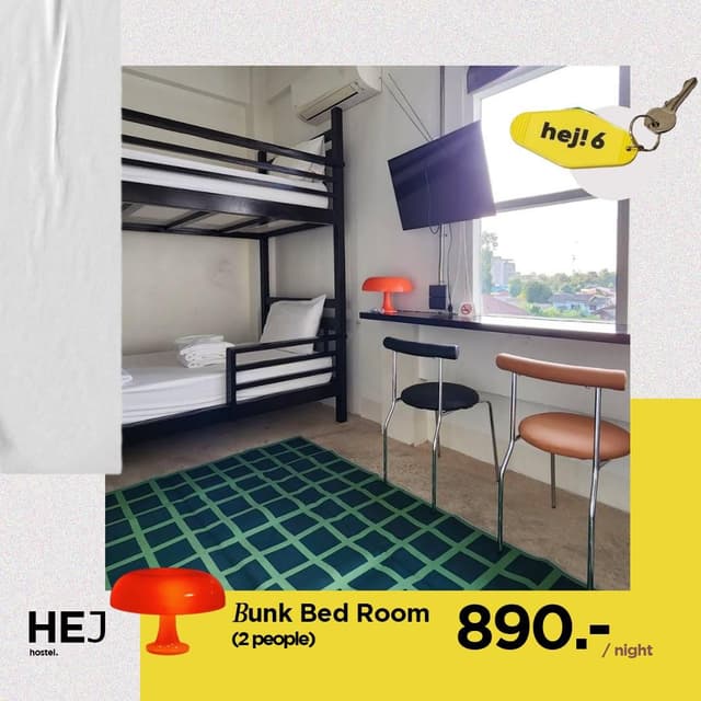 bunk bed private bathroom